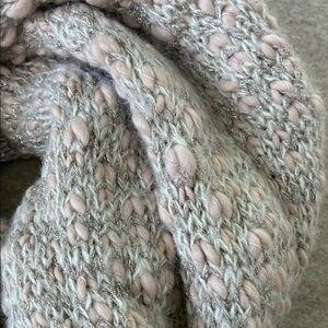 Mixit blush pink knit infinity scarf
